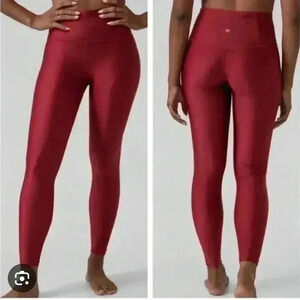 Athleta Elation Shine Tight in Decadent Red Medium Tall